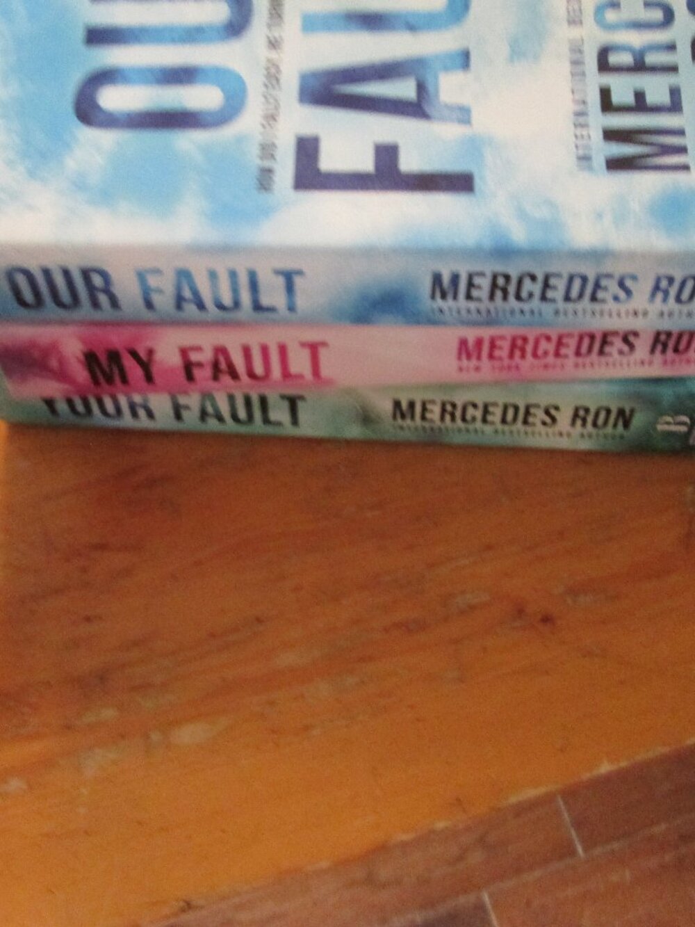 MY fault series 3 book set my fault your fault our fault Mercedes Ron